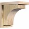 Ekena Millwork Huntington Rough Sawn Corbel w/Backplate, Douglas Fir, 6"W x 10"D x 10"H COR06X10X10HUN01RDF - alternate 1